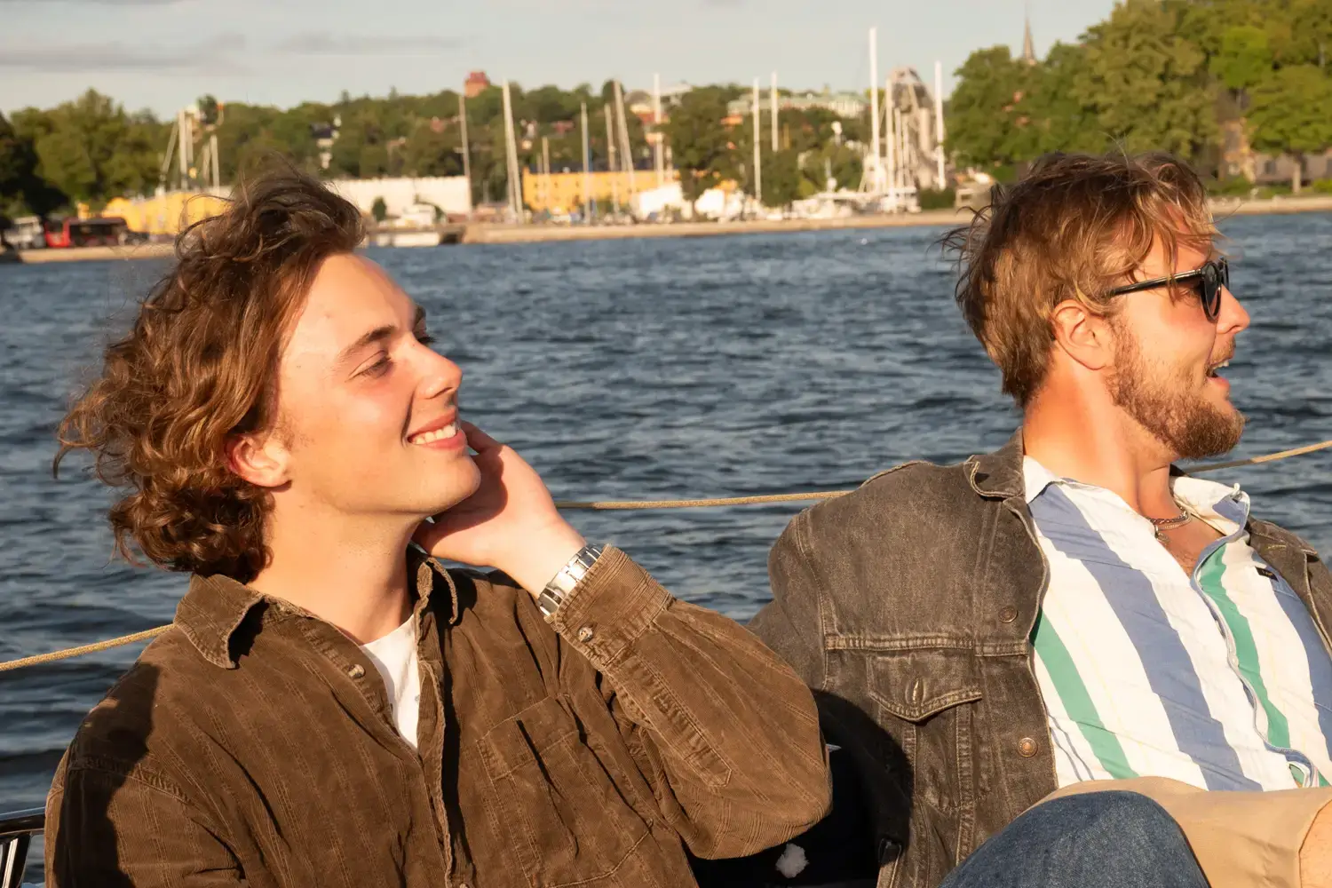 Drinks on the boat