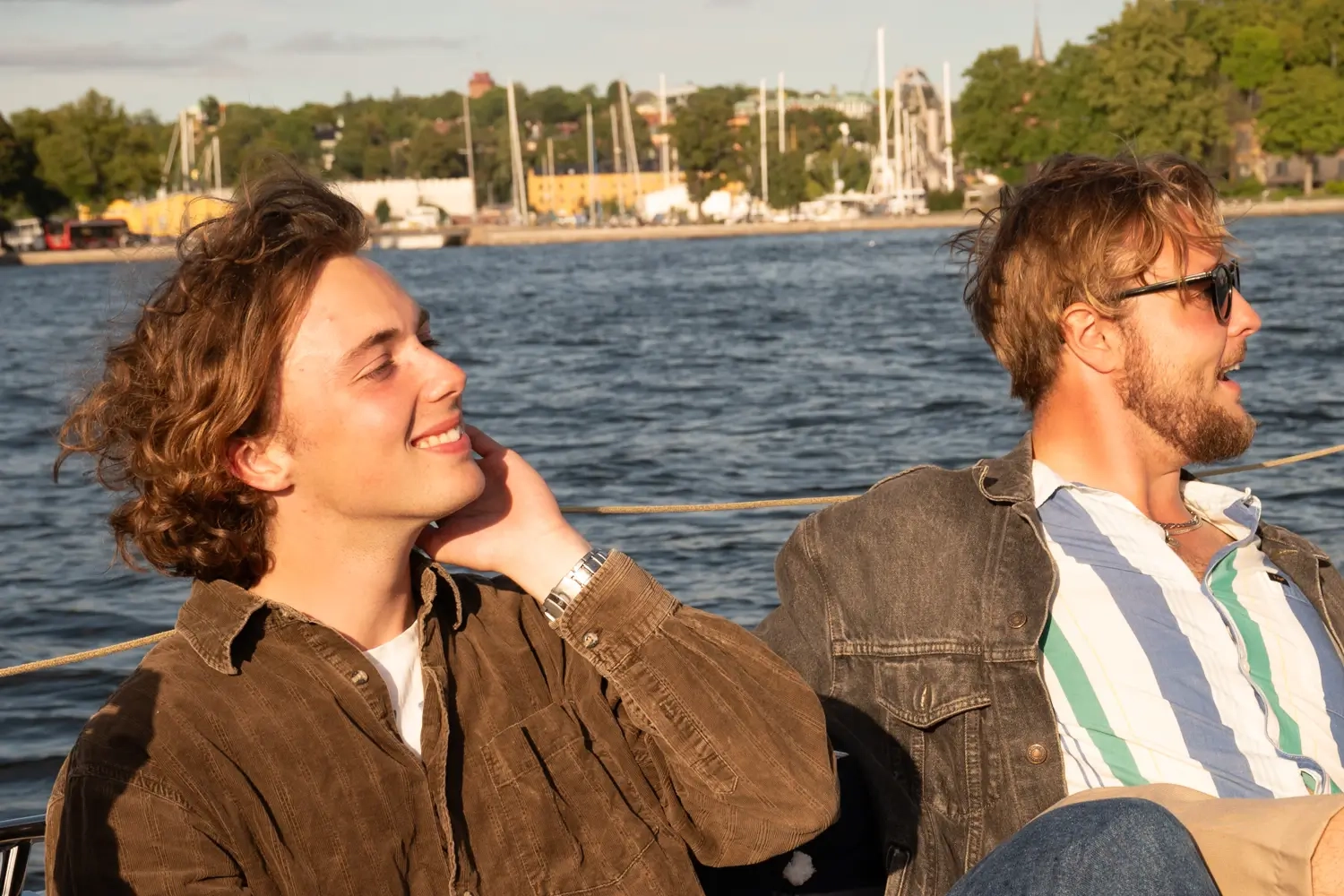 Drinks on the boat