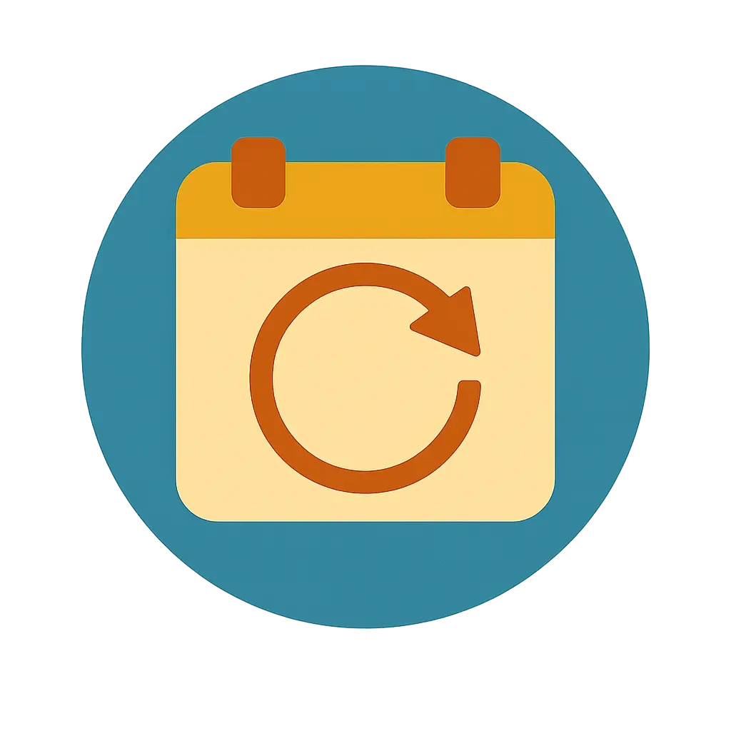 Flexible booking calendar icon