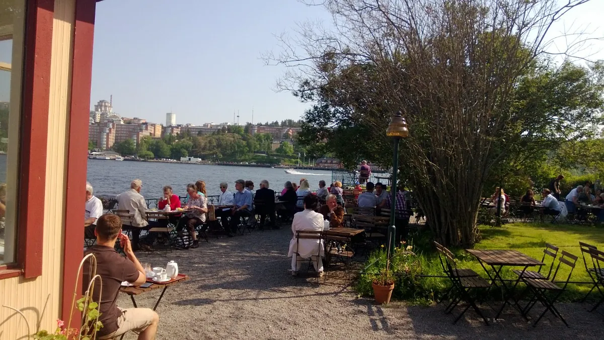 Café Blockhusporten vid Blockhusudden, Djurgården, Stockholm