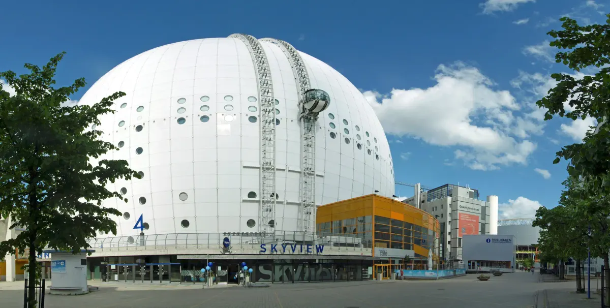 Ericsson Globe Skyview in Stockholm