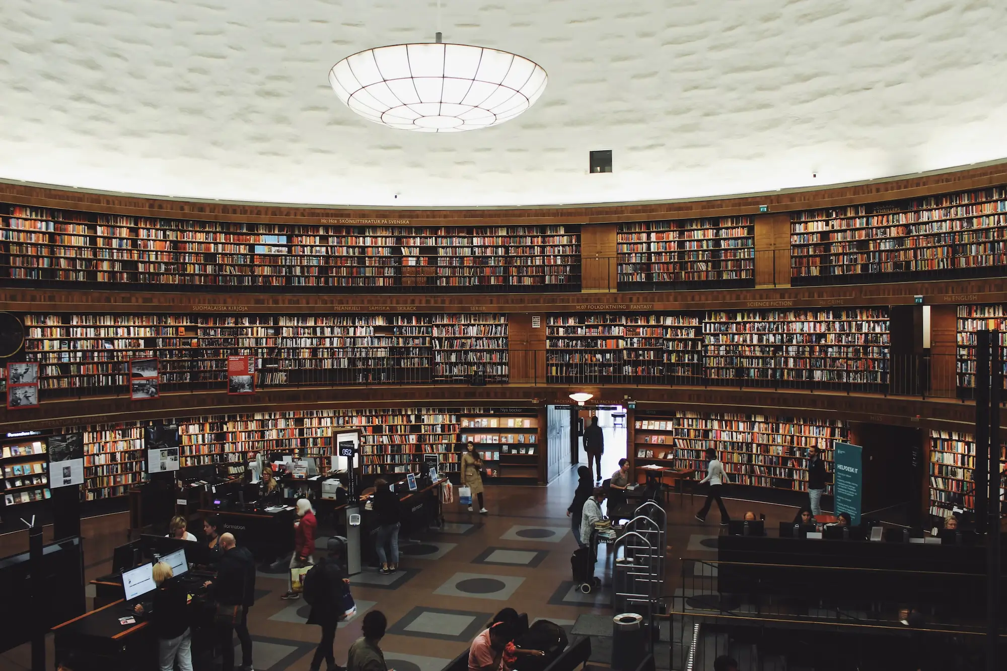 Stadsbibliotek i Stockholm