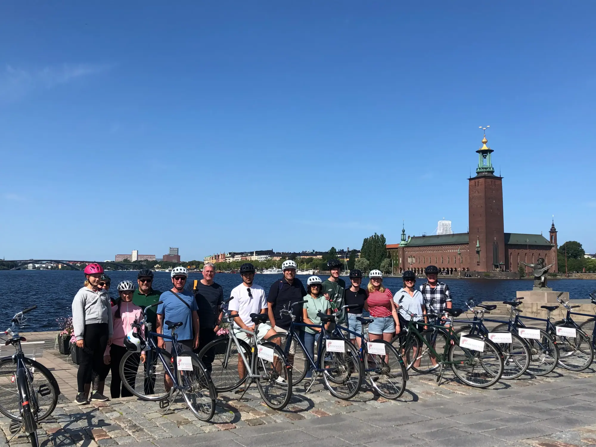 Radfahren auf der Insel Djurgården