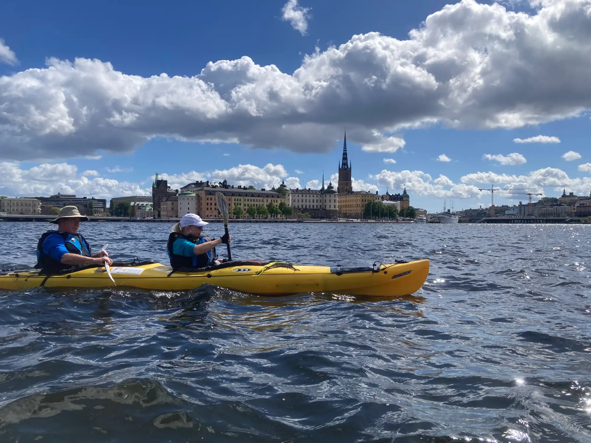 Kajakfahren in Stockholm