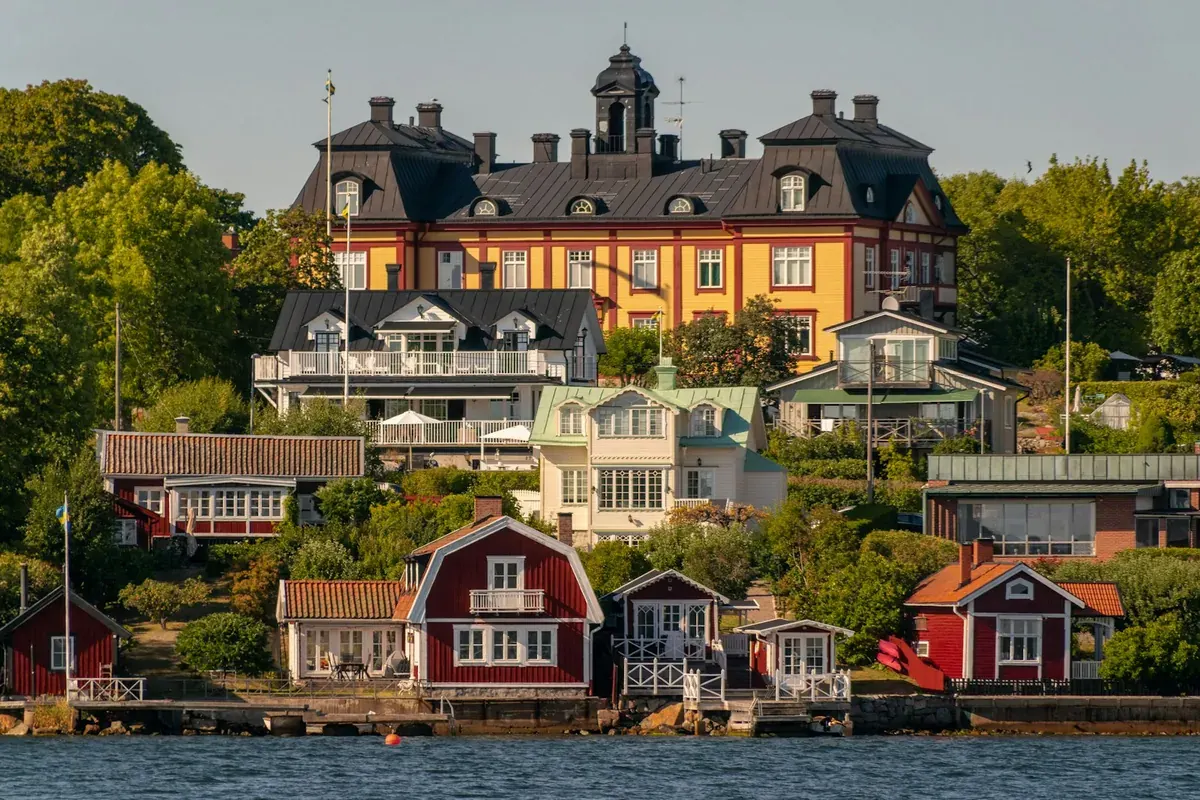 Vaxholm island view