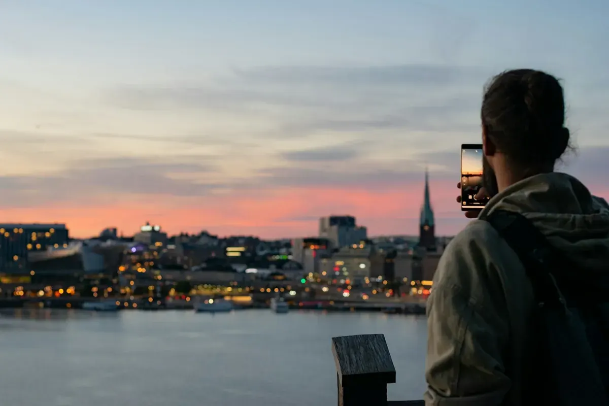 View from Skinnarviksberget in Stockholm